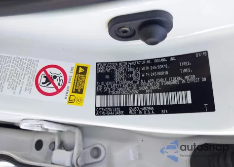 2019 Toyota Highlander Xle from USA, damaged, VIN 5TDKZRFHXKS310592